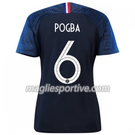 Completo Calcio Francia Pogba 6 Donna Divisa Prima Mondiali 2018